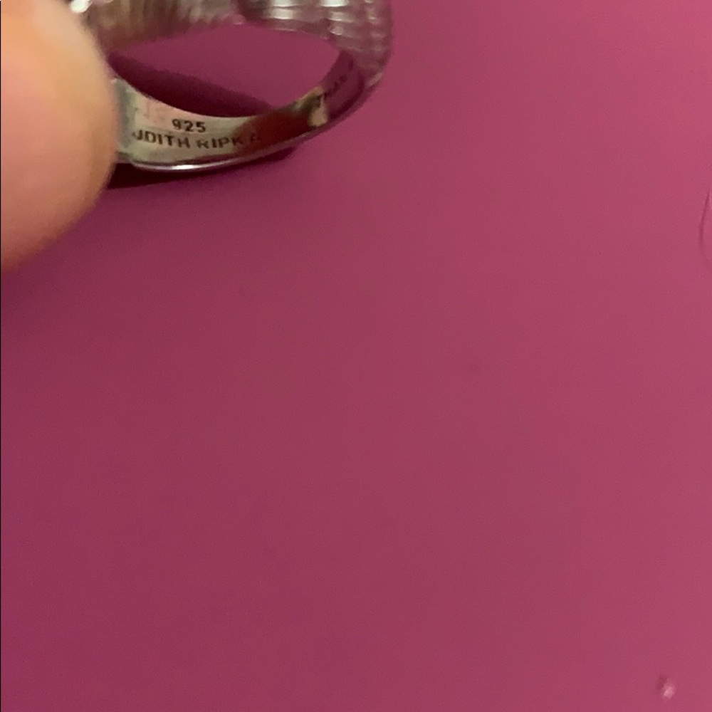Silver Judith Ripka ring - Picture 3 of 3
